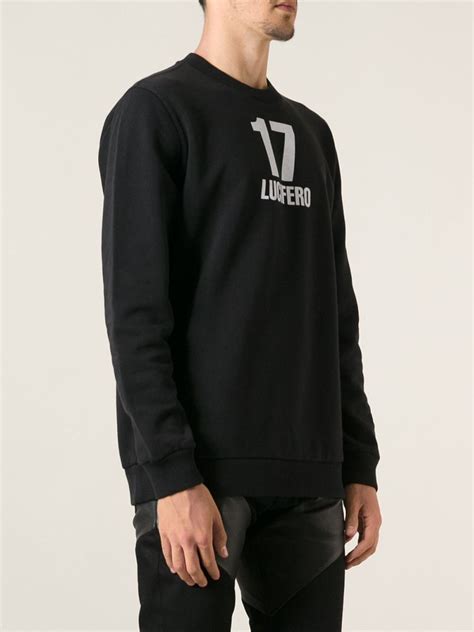 givenchy black crew neck|Givenchy sweatshirts for men.